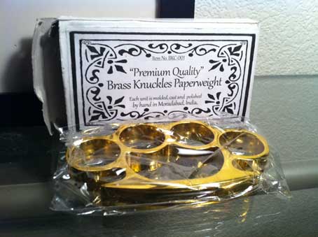 The Original Brass Knuckles - 100% PURE - $79.95 : Brass Knuckles Company  Since 1999™