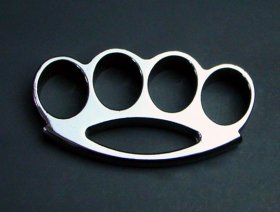 Wide-Top "Midnight Chrome" Knuckles - SMALL