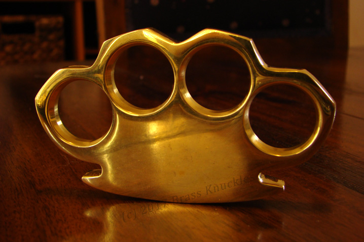 Solid Gold Brass Knuckles