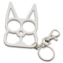 Kat - Self Defense Key Chain - White - $8.99 : Brass Knuckles Company Since  1999™